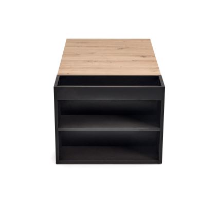 Couchtisch BELA 100x42 cm Eiche Artisan/Anthrazit
