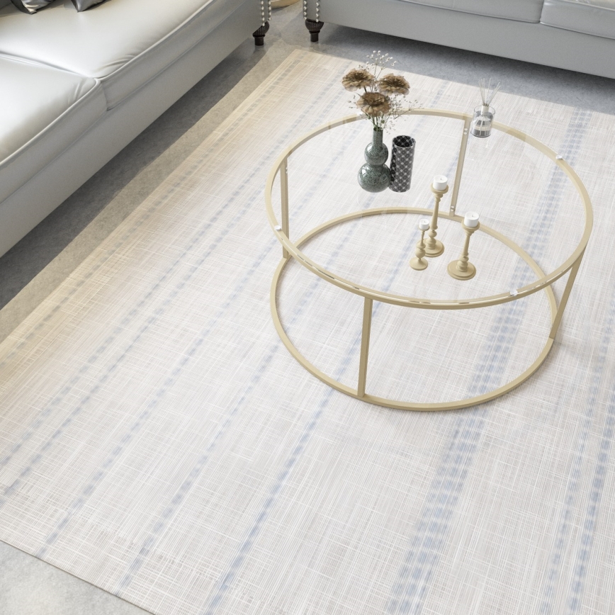 Couchtisch BERLIN 80x45 cm gold/klar