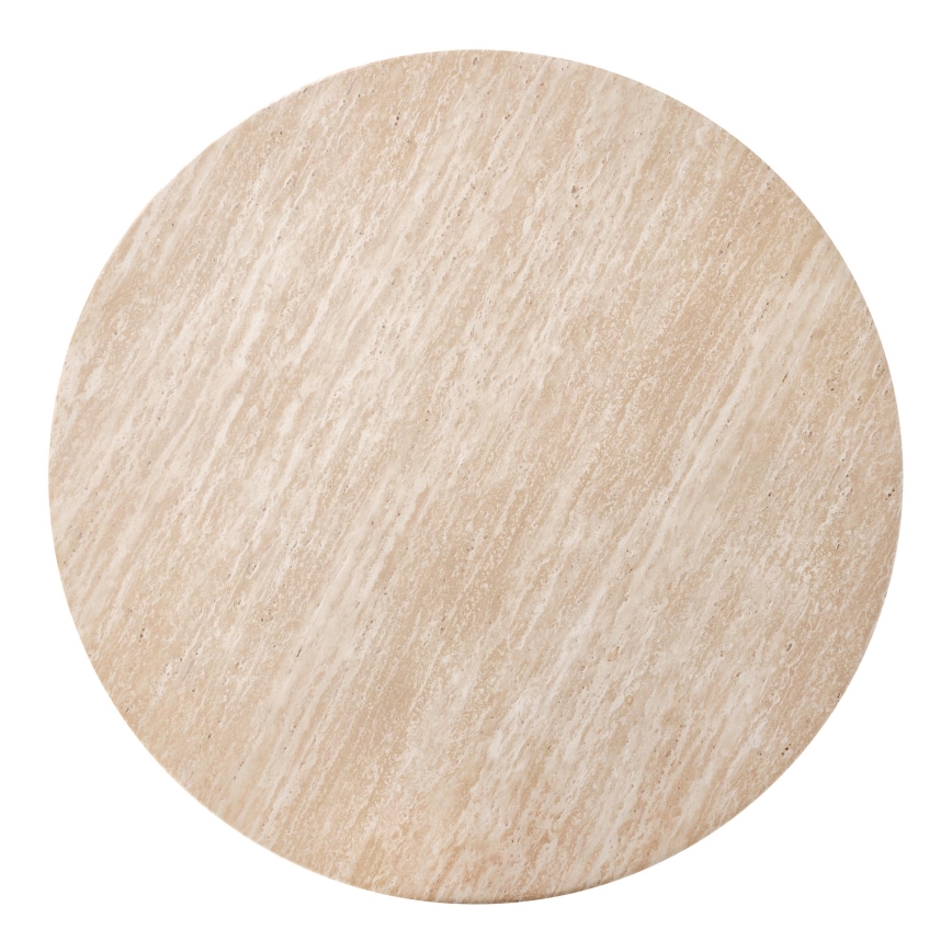 Couchtisch CALDO, Ø 80 cm, braun/beige