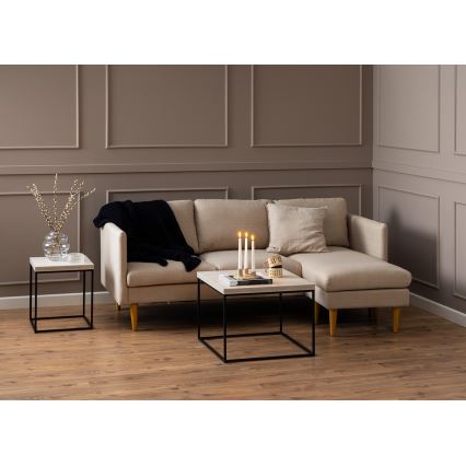 Couchtisch CAMILO 60x60 cm Travertin