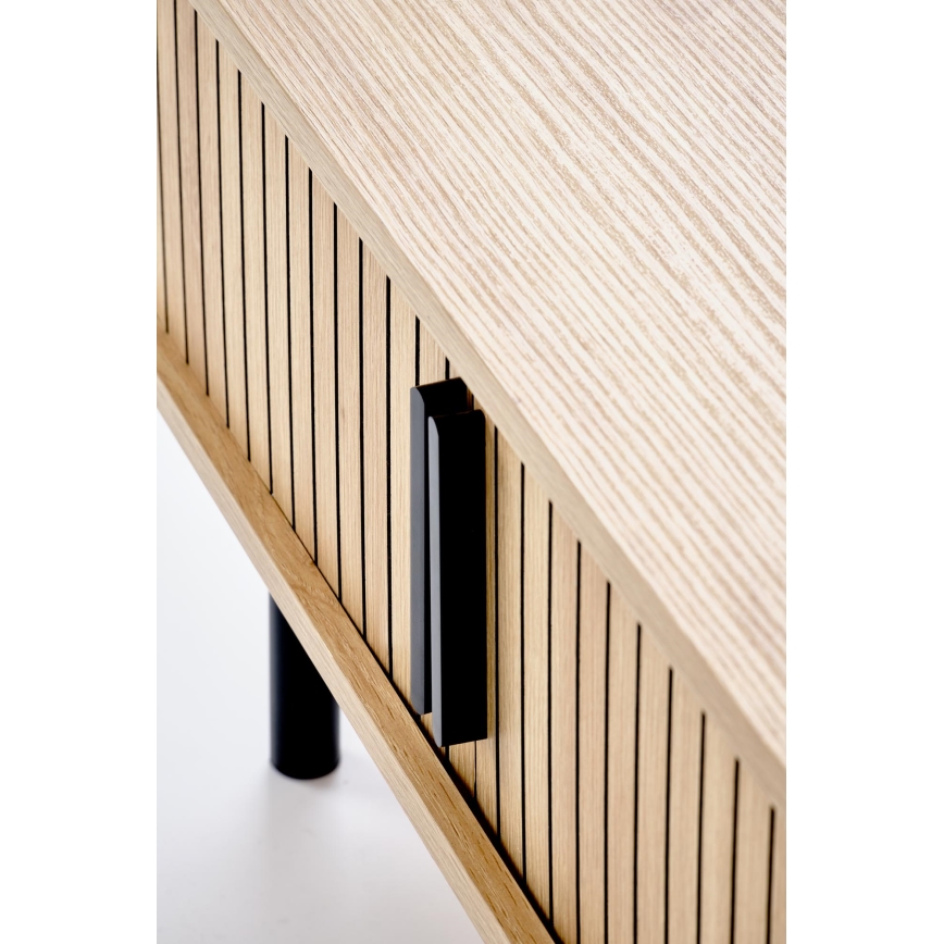 Couchtisch CASA 90 x 50 cm, braun/schwarz