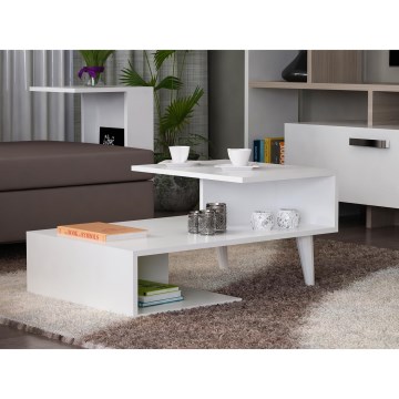 Couchtisch CONCETTA 40x90 cm weiß