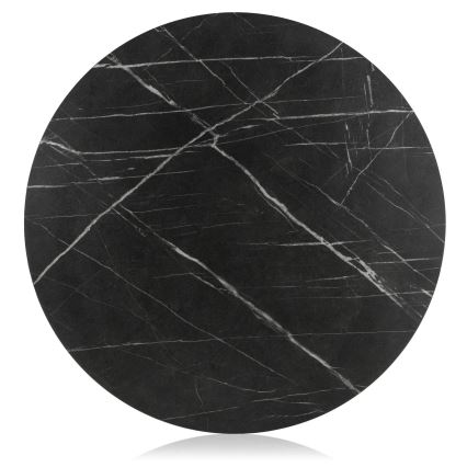 Couchtisch DIAMOND 40x70 cm golden/schwarz/weiß