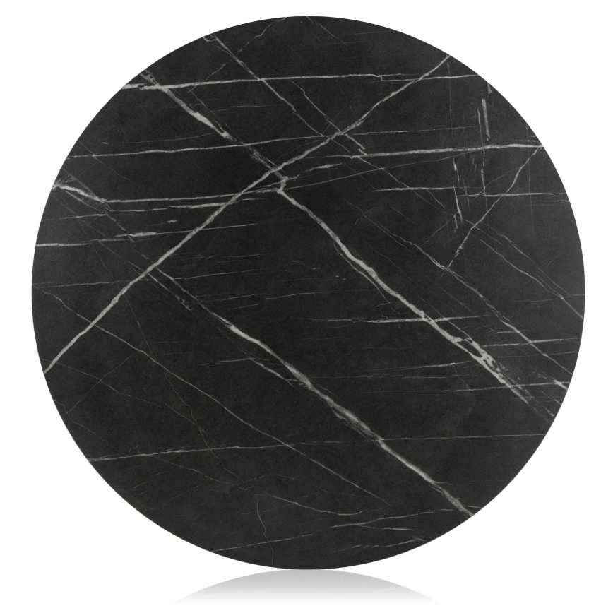 Couchtisch DIAMOND 40x70 cm golden/schwarz/weiß