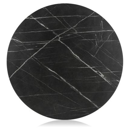 Couchtisch DIAMOND 40x70 cm schwarz/golden
