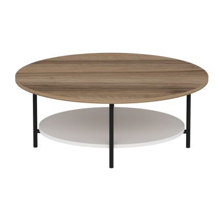 Couchtisch ELIS 36x90 cm Eiche/weiß