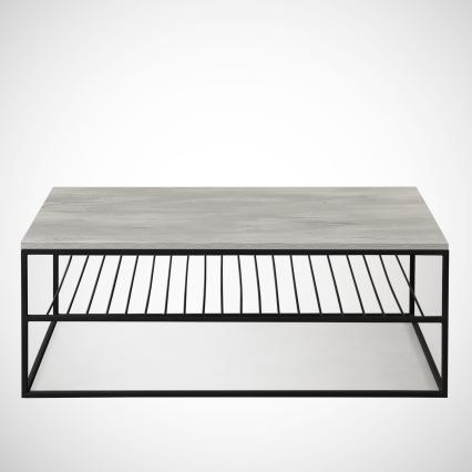 Couchtisch ETNA 43x95 cm grau