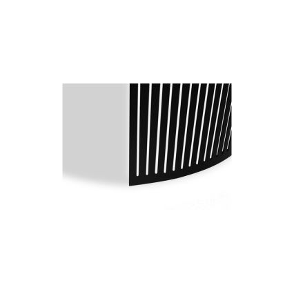 Couchtisch FIKOLI 40x75 cm schwarz/weiß