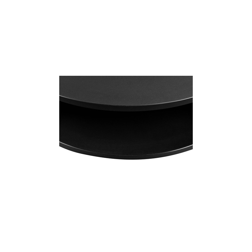 Couchtisch FIKOLI 40x75 cm schwarz/weiß