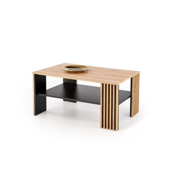 Couchtisch FORMA 110x65 cm braun/schwarz