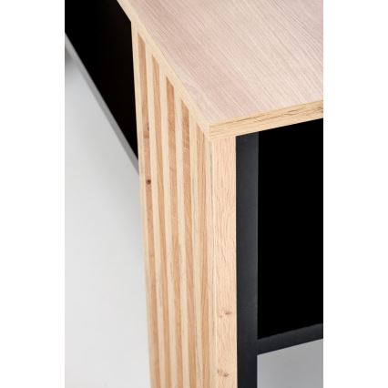 Couchtisch FORMA 110x65 cm braun/schwarz