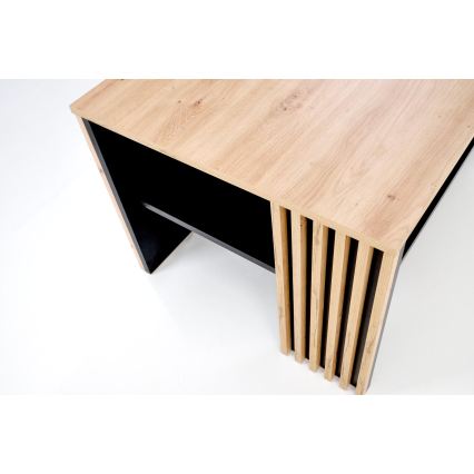 Couchtisch FORMA 110x65 cm braun/schwarz