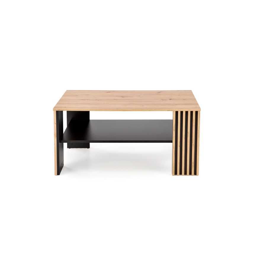 Couchtisch FORMA 110x65 cm braun/schwarz