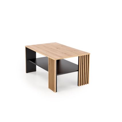 Couchtisch FORMA 110x65 cm braun/schwarz