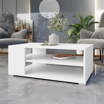 Couchtisch GIMREN 100x40 cm weiß