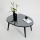Couchtisch GUSTO 38x75 cm schwarz