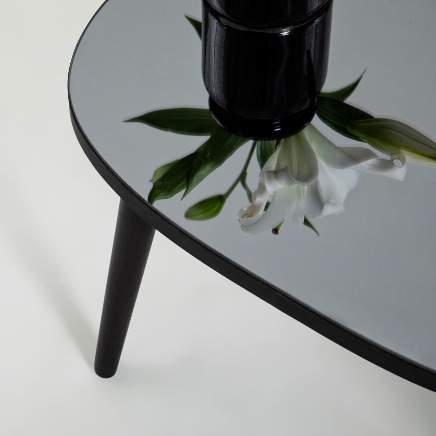 Couchtisch GUSTO 38x75 cm schwarz