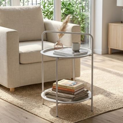 Couchtisch HAGE 50x66 cm weiß