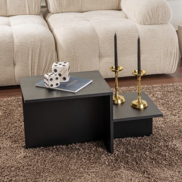 Couchtisch HARMONY 40x80 cm schwarz