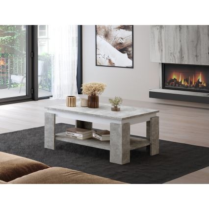 Couchtisch LUNO grau Beton/Anthrazit