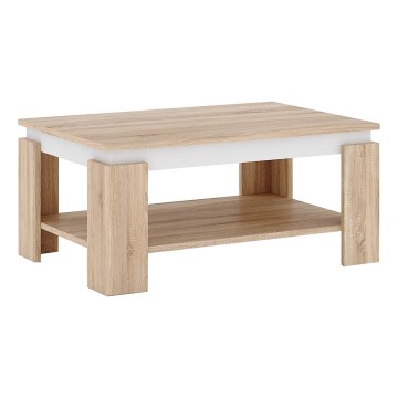 Couchtisch LUNO Sonoma-Eiche/Weiß