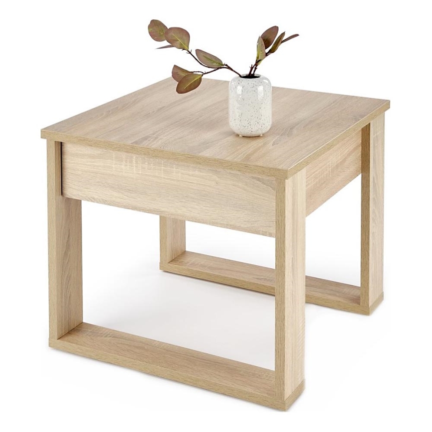 Couchtisch mit Schublade NEA 52x60 cm Eiche Sonoma