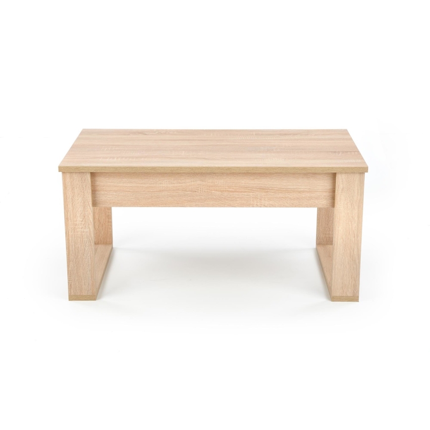 Couchtisch mit Schubladen NEA 52x110 cm beige / Eiche Sonoma