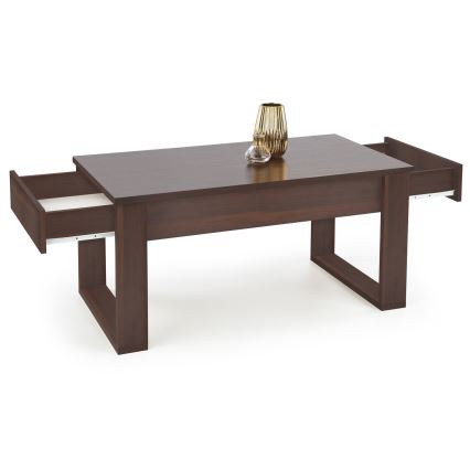 Couchtisch mit Schubladen NEA 52x110 cm braun