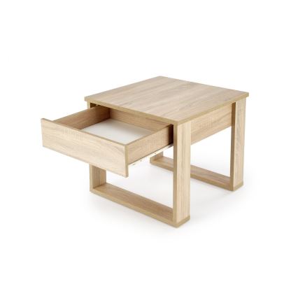 Couchtisch mit Schublade NEA 52x60 cm Eiche Sonoma