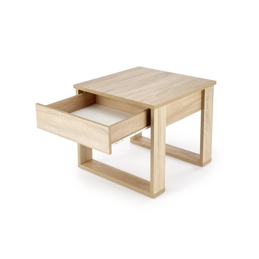 Couchtisch mit Schublade NEA 52x60 cm Eiche Sonoma