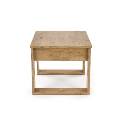 Couchtisch mit Schublade NEA 52x60 cm Eiche Wotan