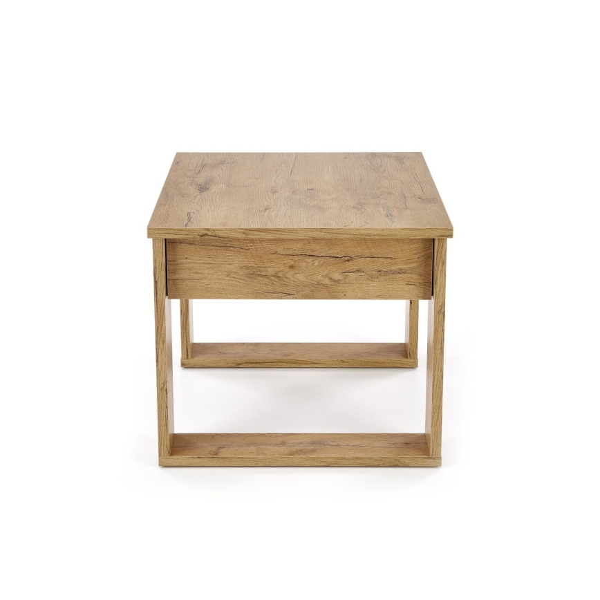 Couchtisch mit Schublade NEA 52x60 cm Eiche Wotan