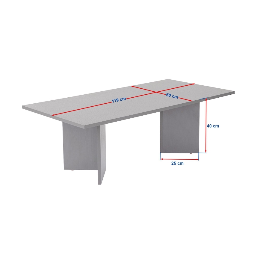 Couchtisch NEL 119x60 cm beige