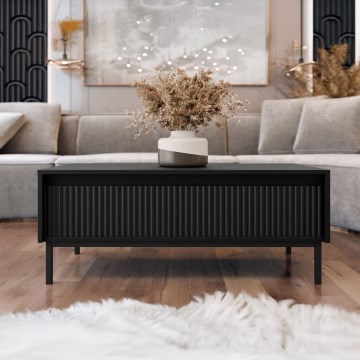 Couchtisch OZMI 100x40 cm, schwarz