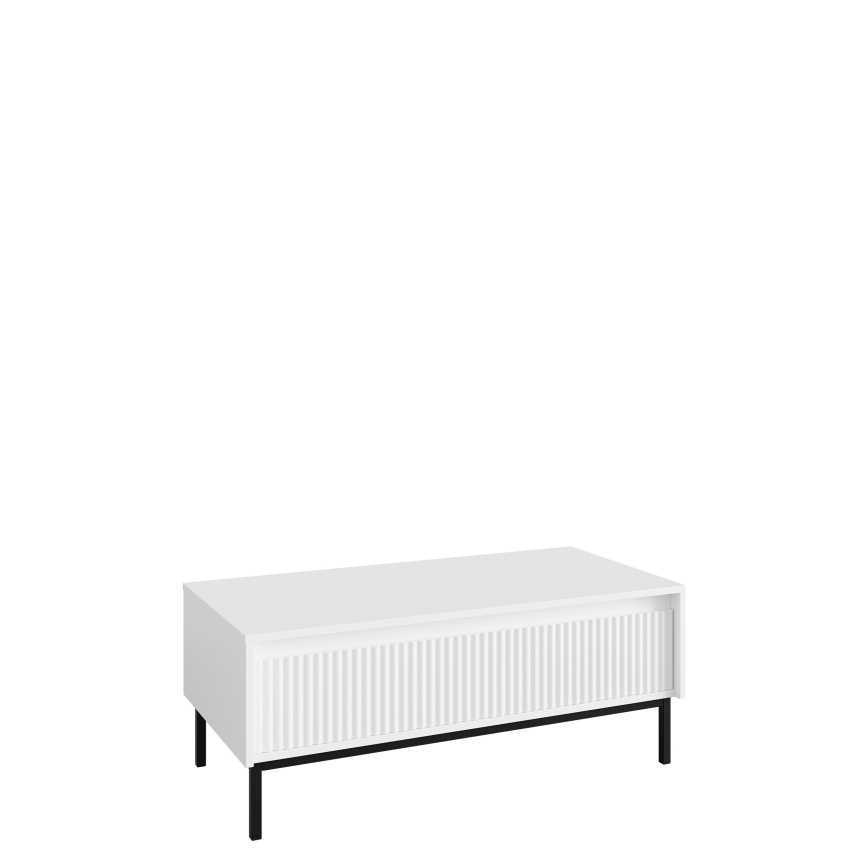 Couchtisch OZMI 100x40 cm weiß