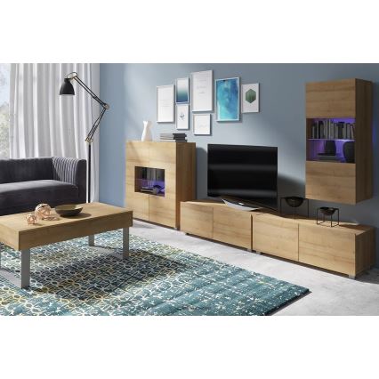 Couchtisch PAVO 45x110 cm braun