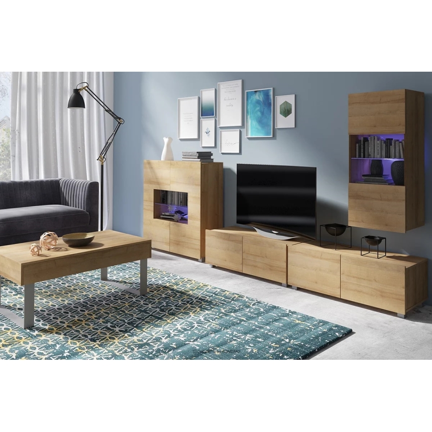 Couchtisch PAVO 45x110 cm braun