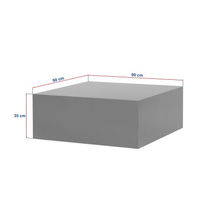 Couchtisch PRIZMA 90x90 cm, beige
