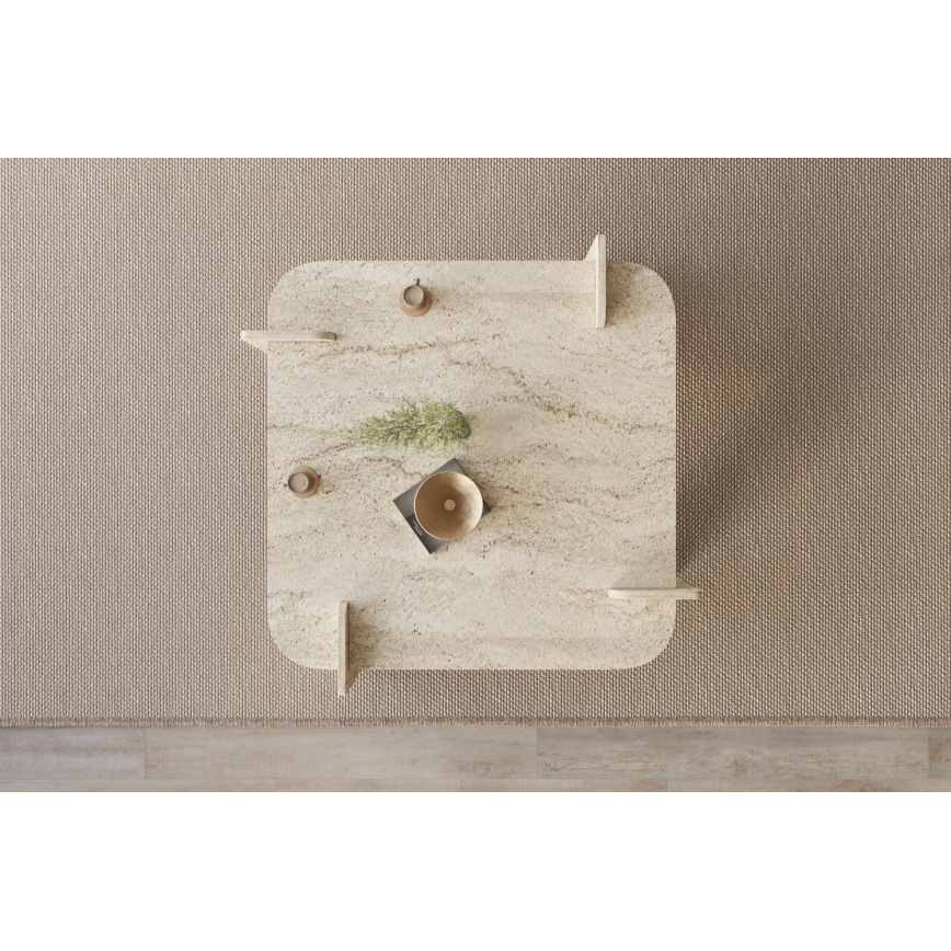 Couchtisch PURO 90x90 cm Beige