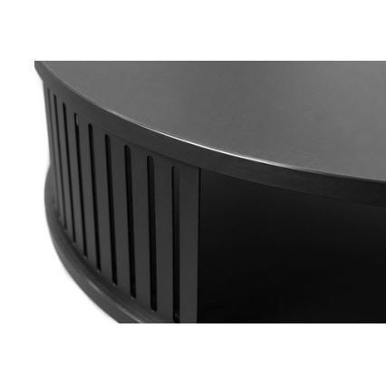 Couchtisch ROENNI 44x75 cm schwarz/golden Eiche
