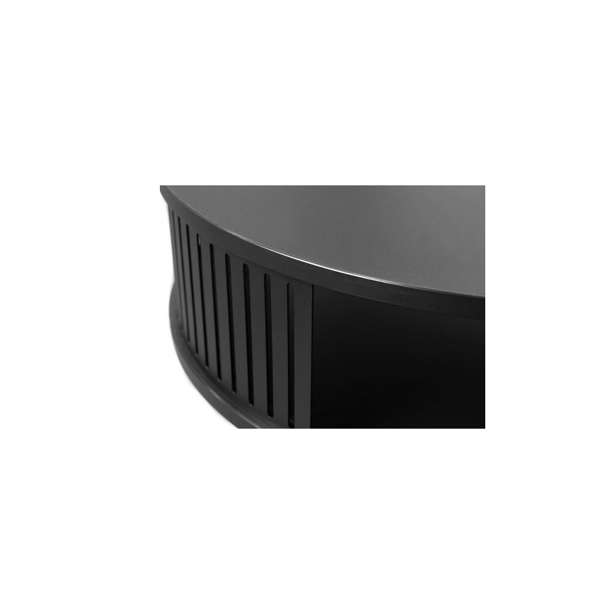 Couchtisch ROENNI 44x75 cm schwarz/golden Eiche