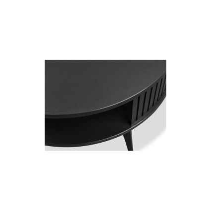 Couchtisch ROENNI 44x75 cm schwarz/weiß