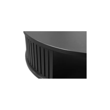 Couchtisch ROENNI 44x75 cm schwarz/weiß