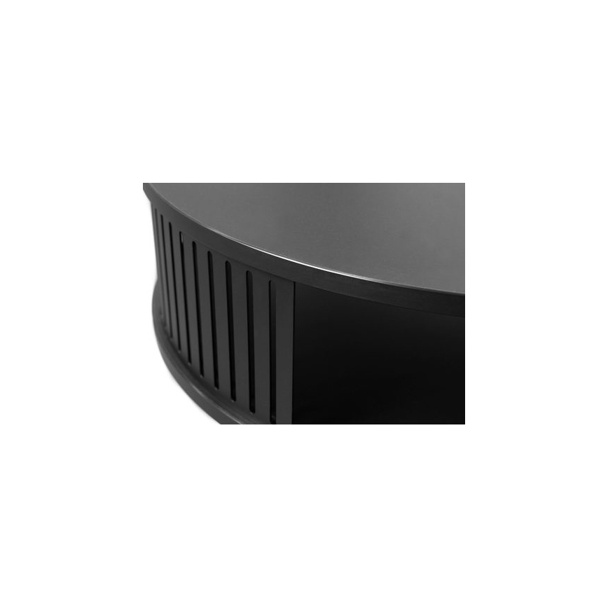 Couchtisch ROENNI 44x75 cm schwarz/weiß