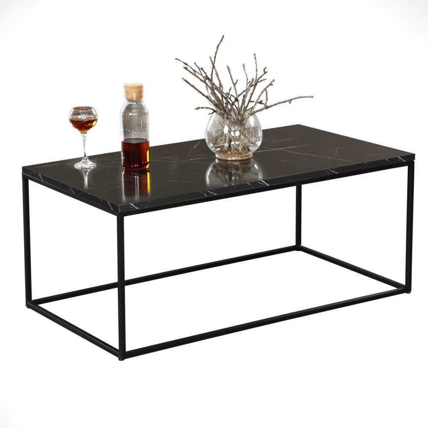 Couchtisch ROYAL 43x95 cm schwarz