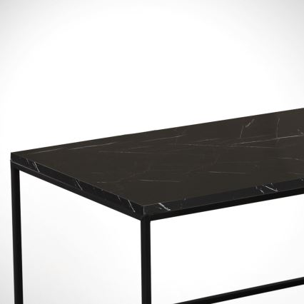 Couchtisch ROYAL 43x95 cm schwarz