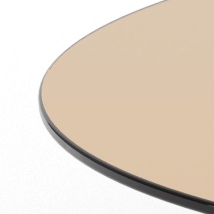 Couchtisch SANOS 80 cm rauchbraun