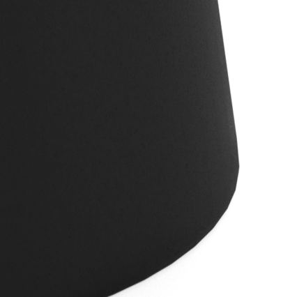 Couchtisch SANTORINI Ø 45 cm Travertin/Schwarz/Keramik