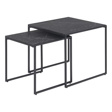 Couchtisch-Set ALMA 2 Stk. anthrazit