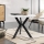 Couchtisch STK 50x65 cm schwarz/weiß